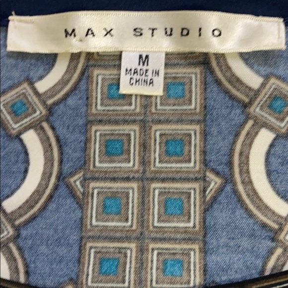 Max Studio Geometric Print Dress - Picture 4 of 4